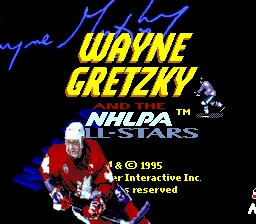 Wayne Gretzky and the NHLPA All-Stars: tela de título