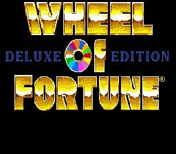 Wheel of Fortune - Deluxe Edition: tela de título