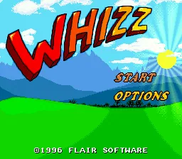 Whizz: tela de título