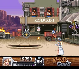 Wild Guns: gameplay